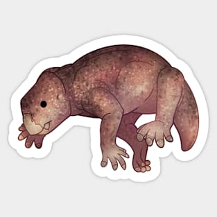 Cozy Lystrosaurus Sticker